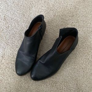 Used. Booties. Lucky brand